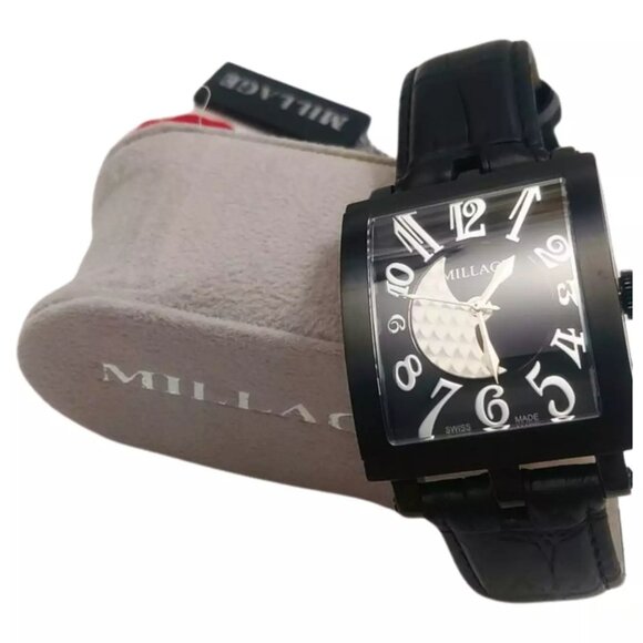 Millage The Evreux Collection Model ML0073-A Black Watch - Swiss Quartz Movement - Picture 10 of 13